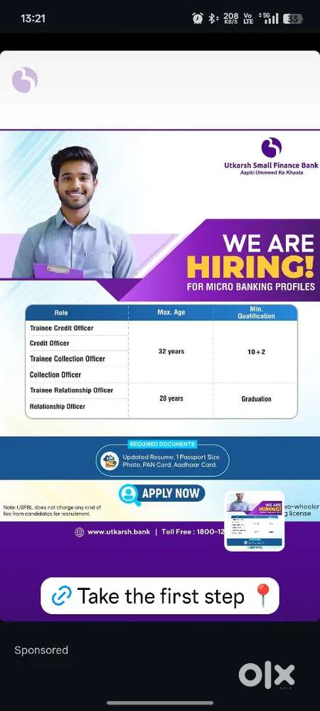 Utkarsh small finance Bank
