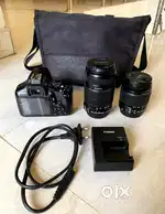 Canon dslr camera 1300d  New condition , With two lenses