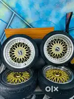 17 inch  5 hole 114 pcd bbs alloy wheels low profile tyre