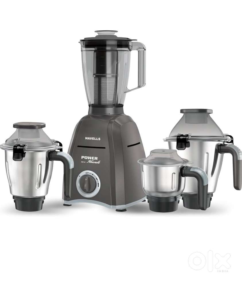 7 Years Warranty Havells 4Jars Mixer 800Watts Wide Mouth Jars MRP-8800