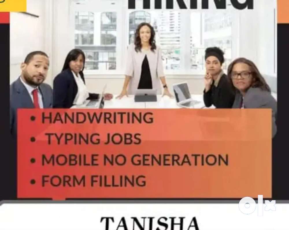 Home based part time job handwriting work and typing work