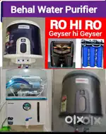 GEYSER, CHIMNEY, AQUA FRESH WATER PURIFIER RO FILTER, COMERCIAL RO