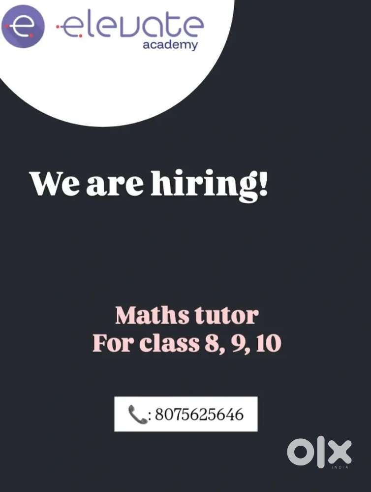 Wanted Maths tutor