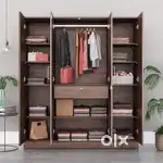 Wakefit 4  Wardrobe with Glass