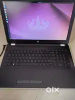 Old HP Laptop with Wireless Mouse