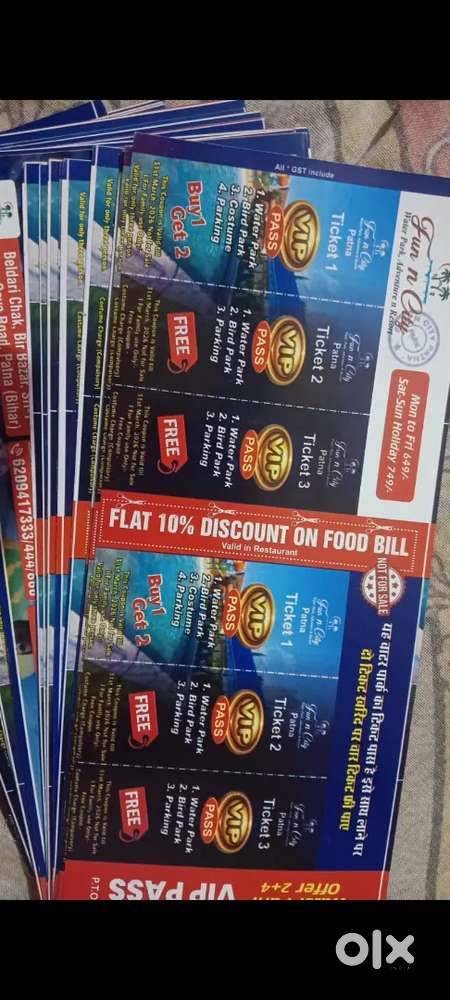 Waterpark Buy 2 get 4 passes