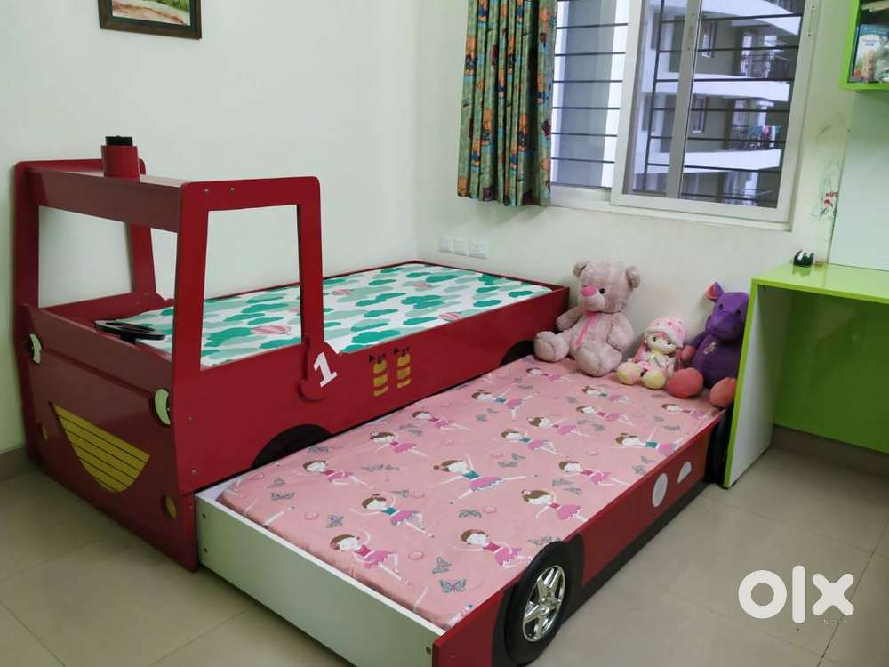 Fire Engine Trundle Bed or Kids bed