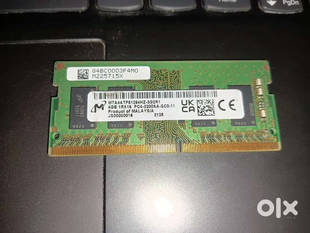 4GB DDR4 3200mhz Laptop Ram