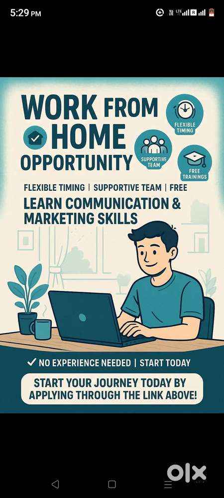 Work From Home Opportunity! Part time work