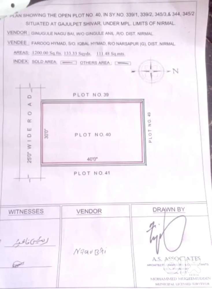 PLOT FOR SALE AT GAJULAPET SHIVAR NEAR Challa group project