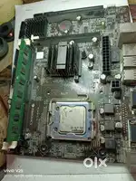 Zebronix g41 mother board with 2 gb ram and dual core processor