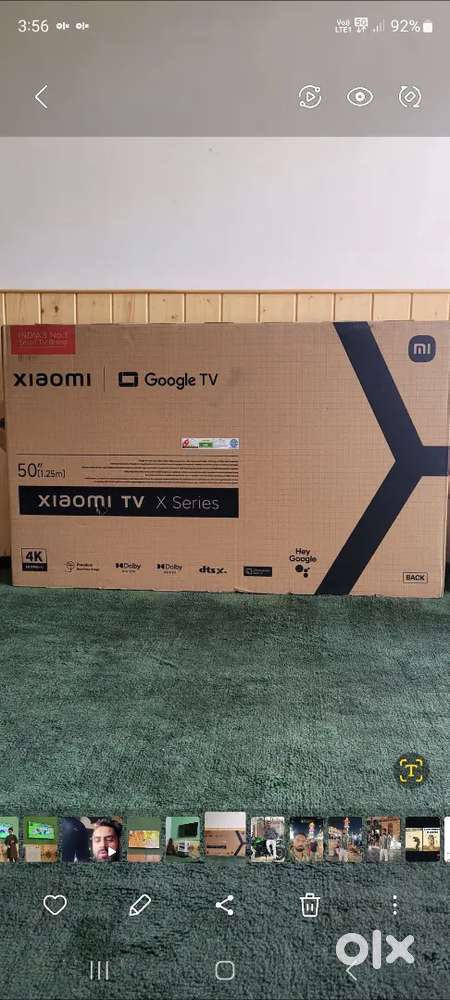 Xiaomi google tv 50 inch led tv jus few day old