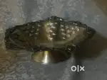 Antique pure brass solid heavy fruit bowl