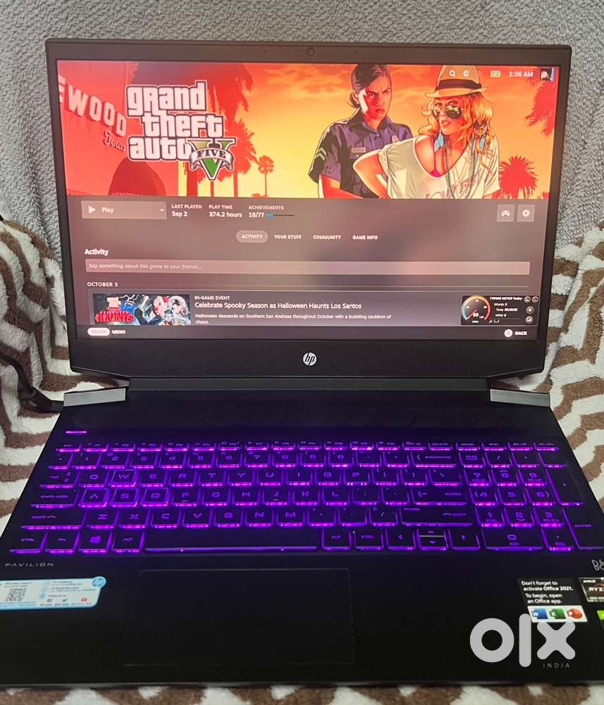 HP Pavilion Gaming Laptop –  FREE GTA 5  16GB RAM  512GB SSD