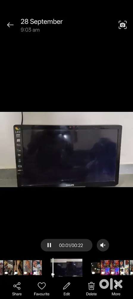 Philips TV chalu condition