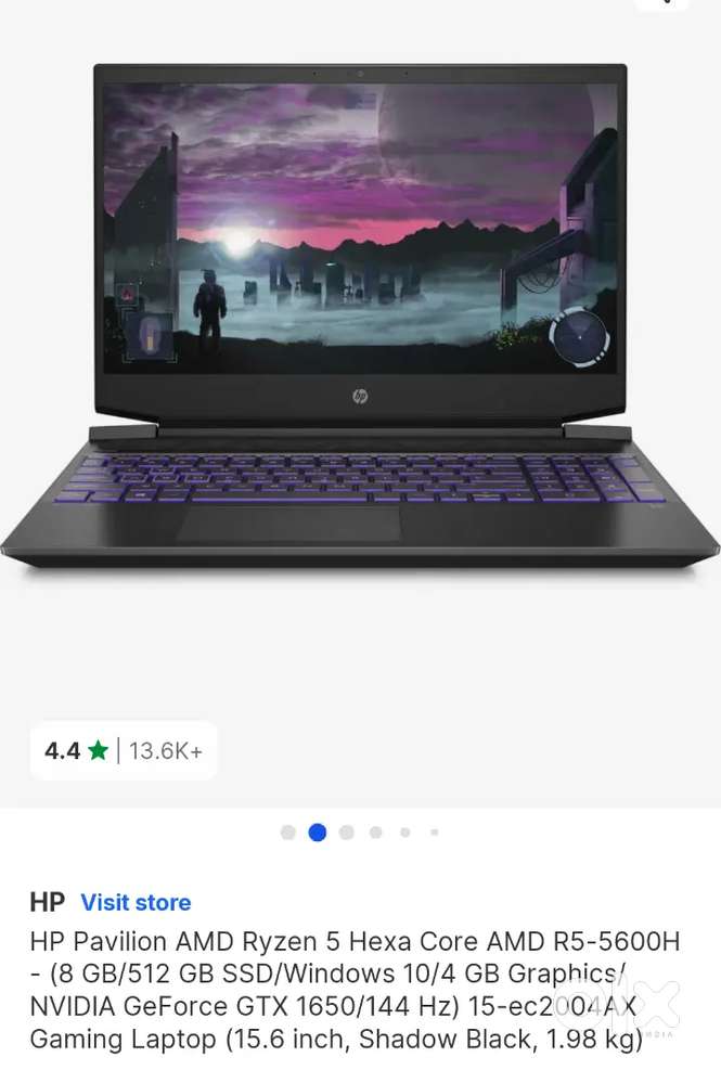 Hp pavillion gaming Laptop