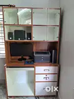 New Computer, reading table cum book self.Only table for sale.