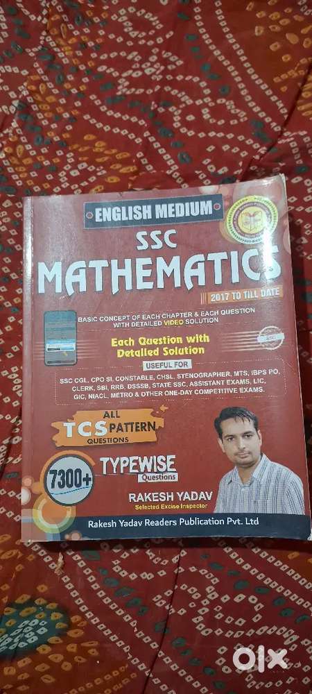 Rakesh yadav SSC maths 7300+ book