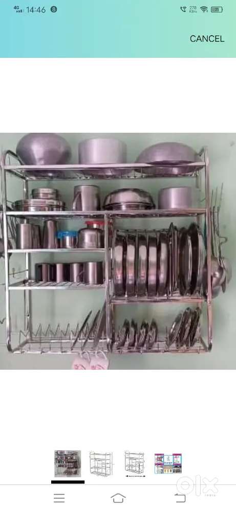 Stainless steel rack