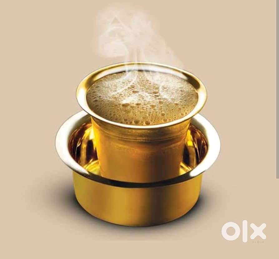 Premium Fine Brass Coffee Dabra Set