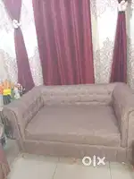 Two seater sofa+ two high seater sofa chair  side table