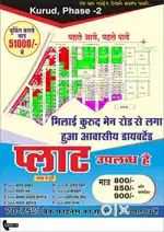 भिलाई कुरूद गोकूल नगर में आवासीय डायवर्सन प्लॉट उपलब्ध हैं