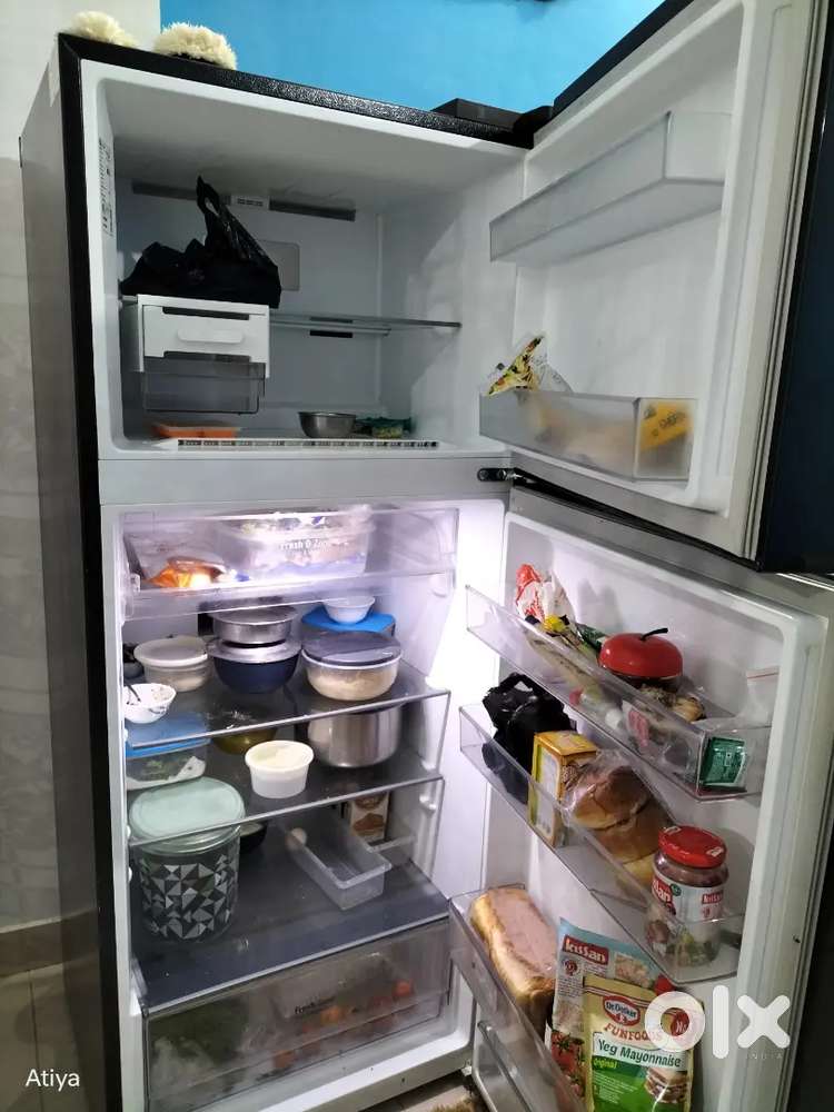 LG double door 380 l fridge only one year old