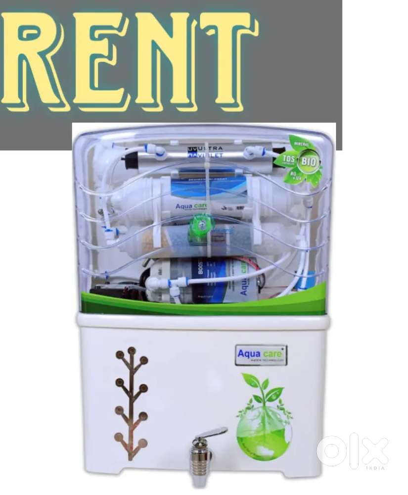 Water purifier available on rent