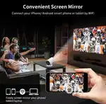 4K Decoding Projector Android 12. WiFi 5G BT Inbuilt Netflix Prime