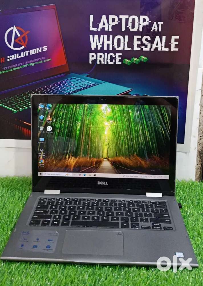 Dell 360 laptop i5 6th gen 8gb ram 256 ssd @16999/-