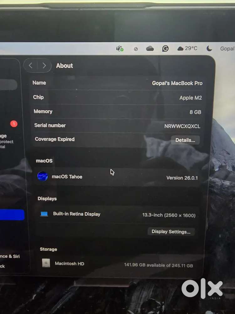 MacBook Pro M2 Indian Full kit