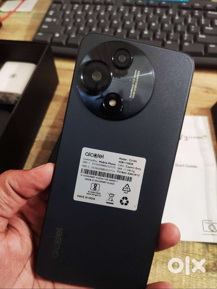 Alcatel V3 Classic 5G (Cosmic Grey, 128 GB)  (4 GB RAM)