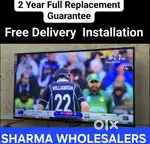 2 years replacement guarantee on All sizes ultra Smart led tv