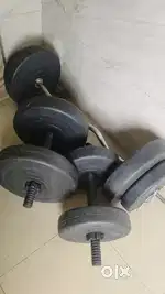 Dumble and Zig Zag Rod 30kg plates