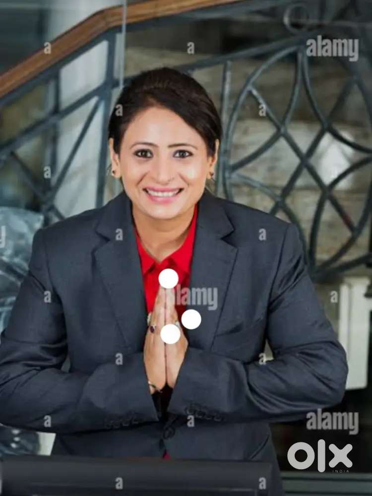 female receptionist experience
