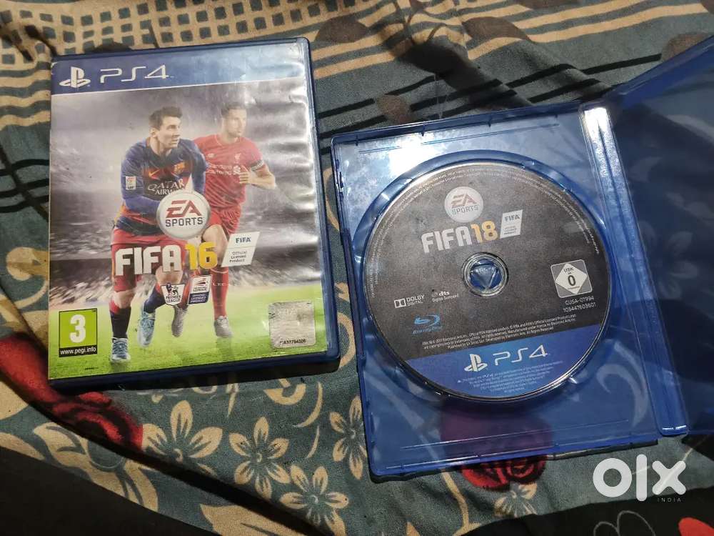 Fifa 18 and fifa 16 in good condition