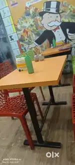 Hotel ke pura saman setup ke sath beech rahe hai