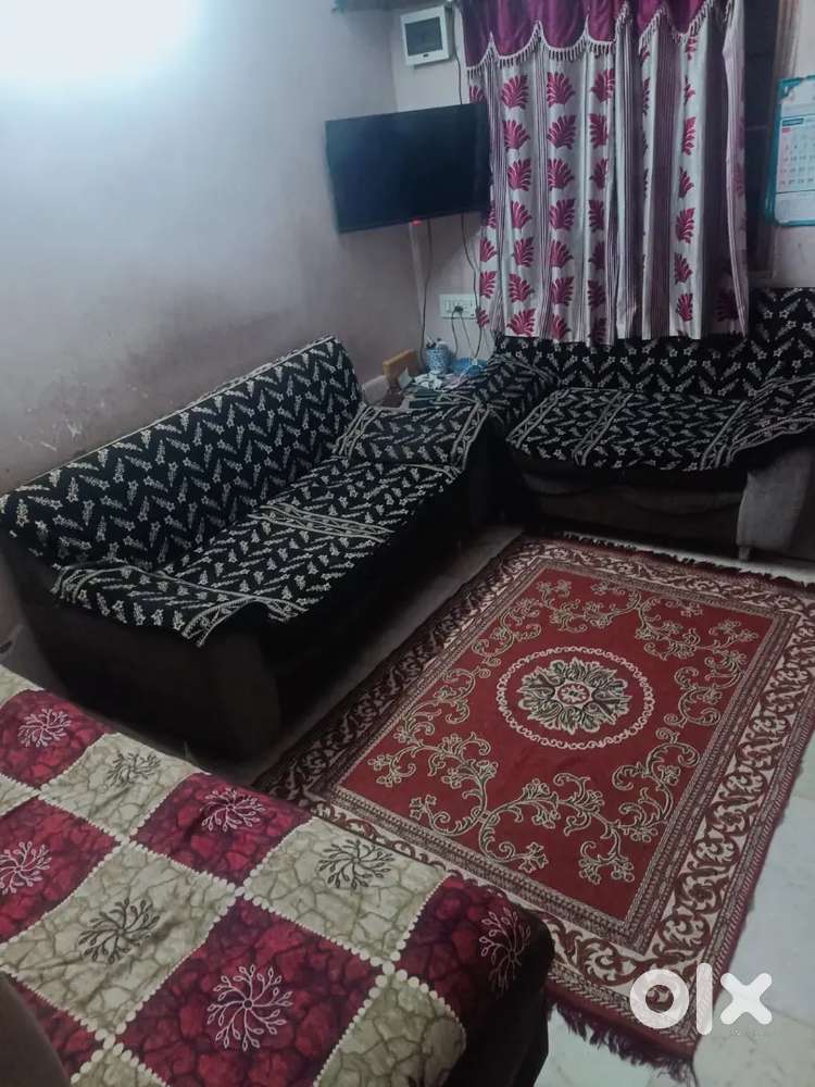 Pure saag wood 3 piece Sofa set