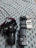 Canon 80 d with 18-135 mm lens with godox tt520ll