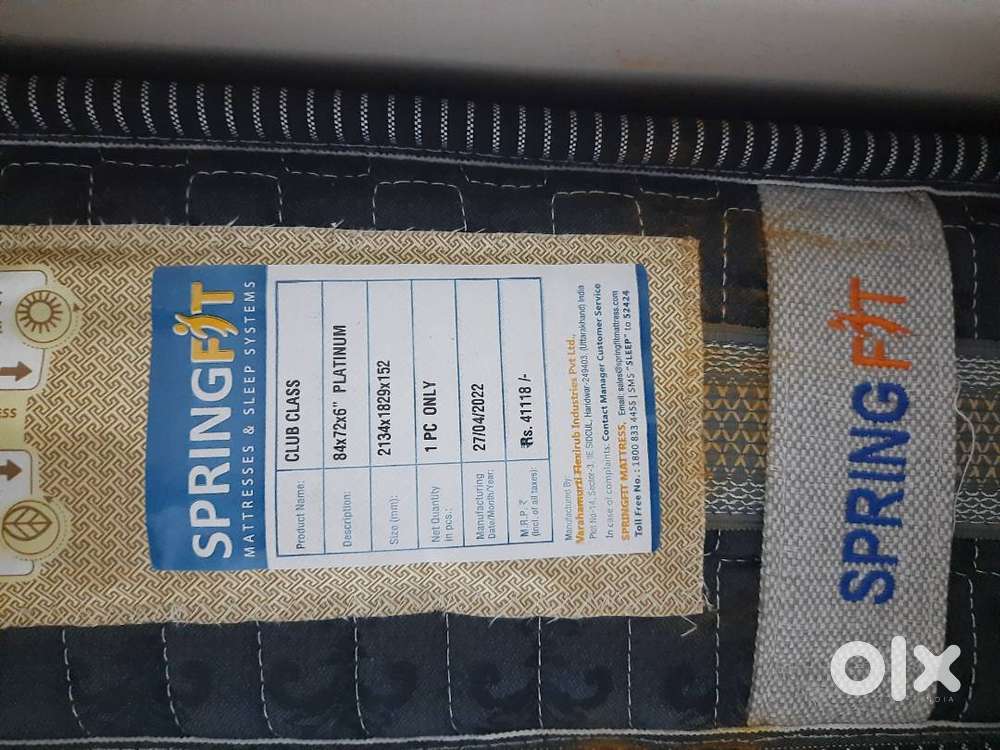 SpringFit matress having spring coil