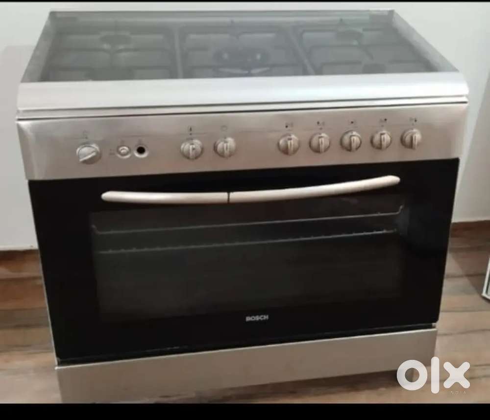 Gas stove with an oven