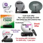 AIRTEL DTH ! TATÀ ! SUNDIRECT ! PLÀY ! DISHTV ! VIDEOCON D2H ! LED TV