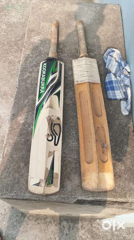 1 bats duse ball bat , 1 cutting bat