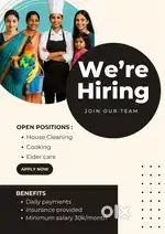 Hiring Now:Females for house cleaning in Hyd - No Experience Needed!