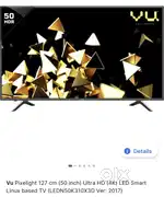 VU 50-inch Ultra HD Smart TV (Linux OS) - Great Condition