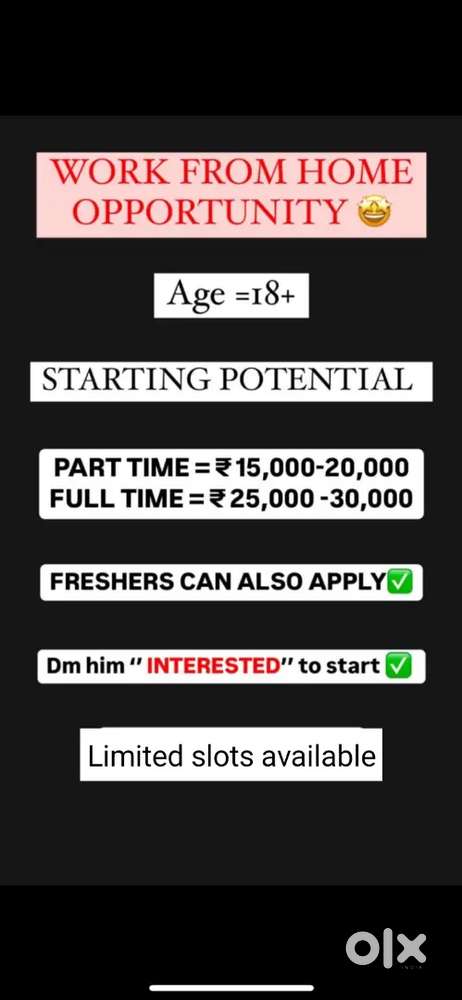 Part time job-Work from home-10th pass only