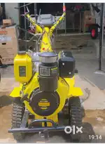 7.5hp(406D) Kisankraft power weeder with back rotavator gear drive