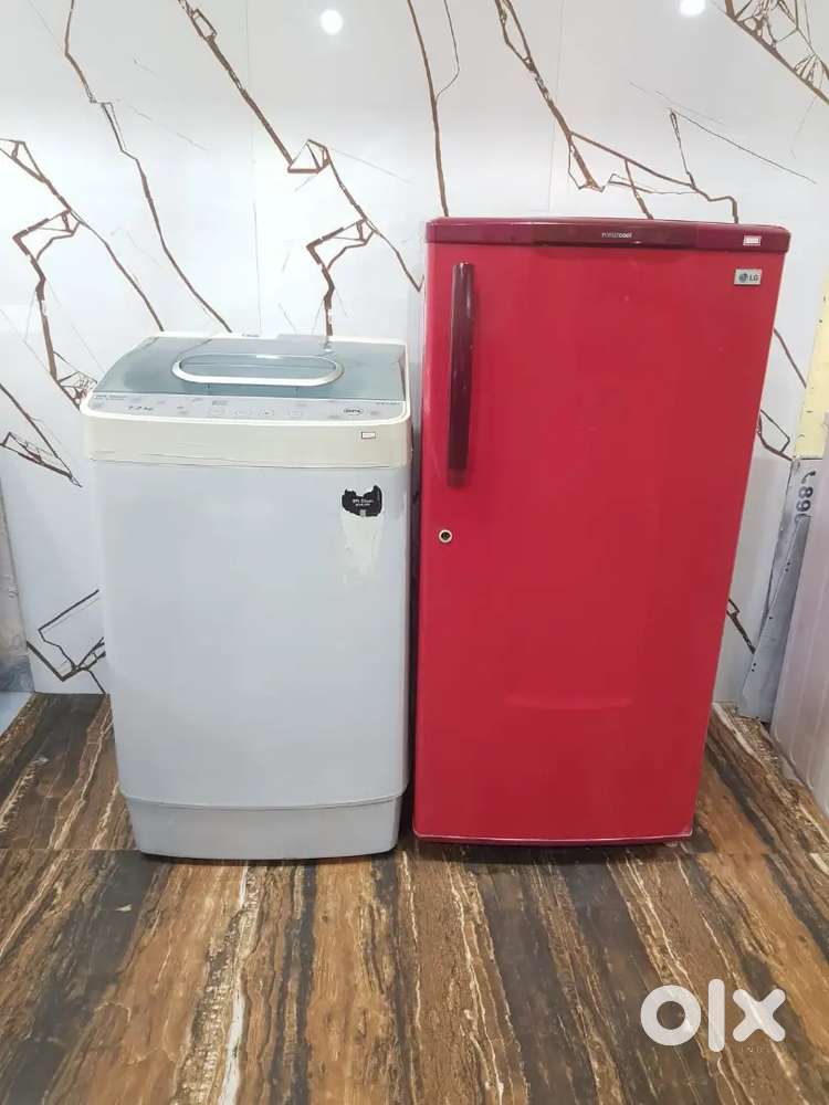 Lg refrigerator & bpl washing machine available with free home deliver