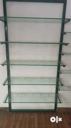 Display Racks glass shelf