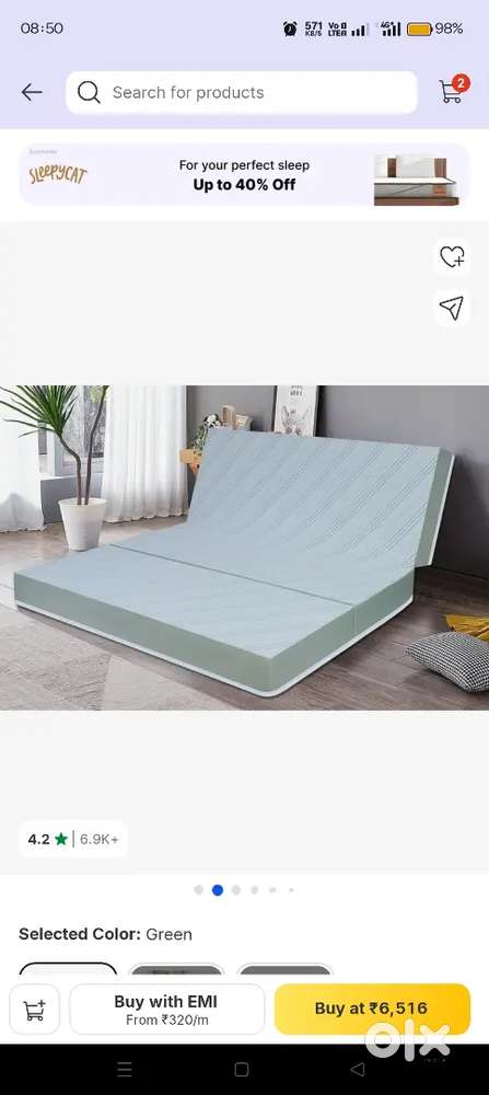Springtek folding mattress
